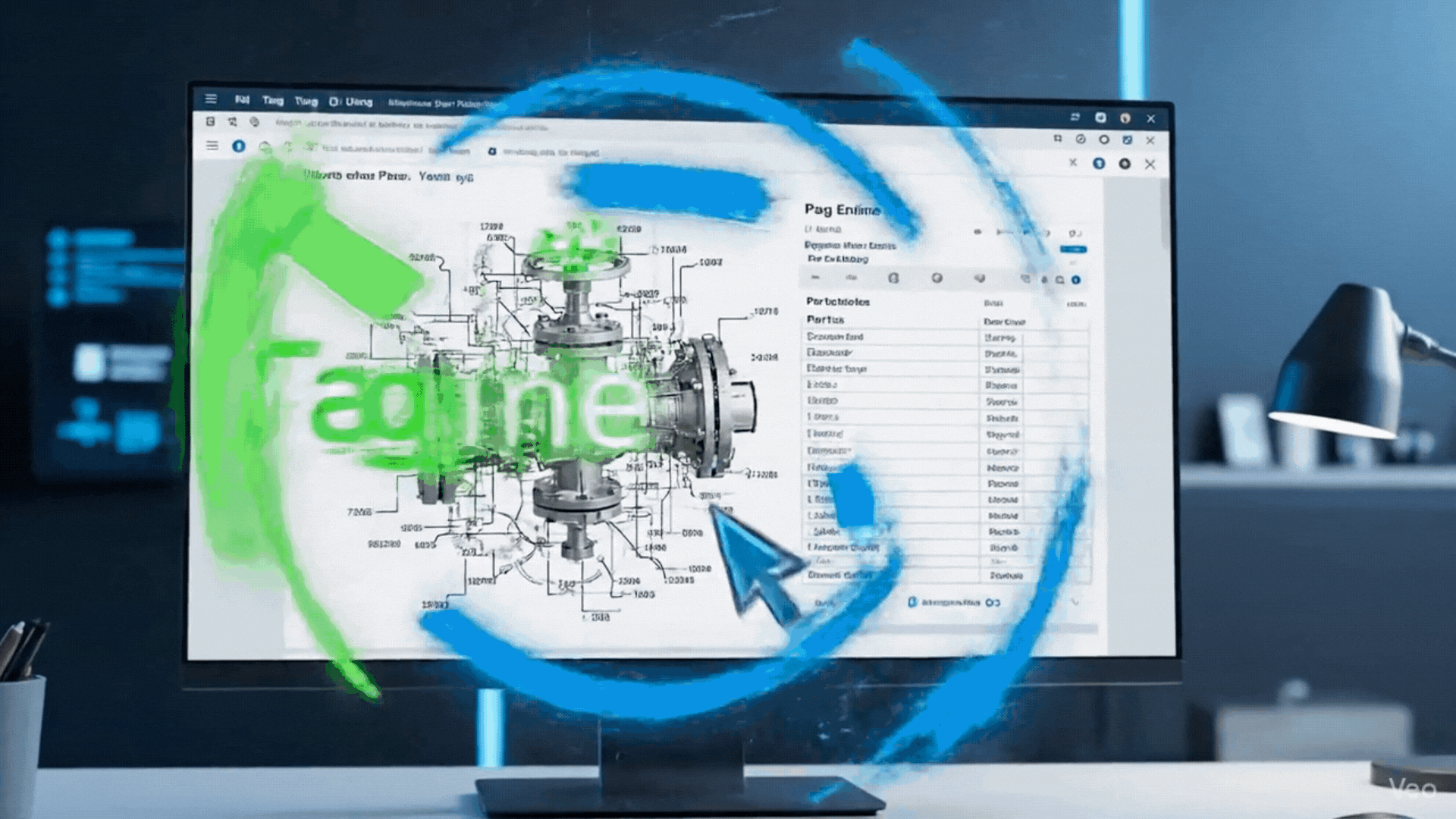 Interactive exploded diagram